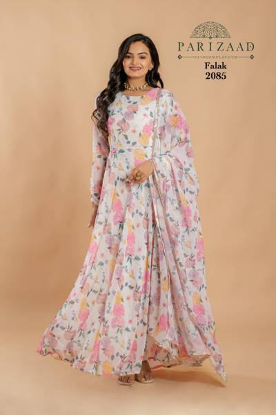 FALAK VOL-2 BY PARIZAAD DIGITAL PRINTED GOWN WHOLESALER IN INDIA